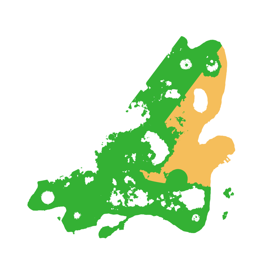 Biome Rust Map: Procedural Map, Size: 3500, Seed: 1745587096