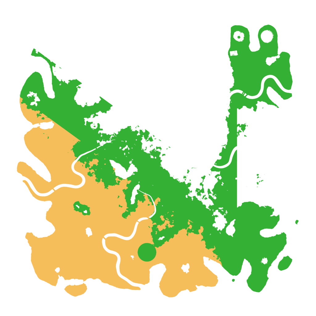 Biome Rust Map: Procedural Map, Size: 4500, Seed: 2563