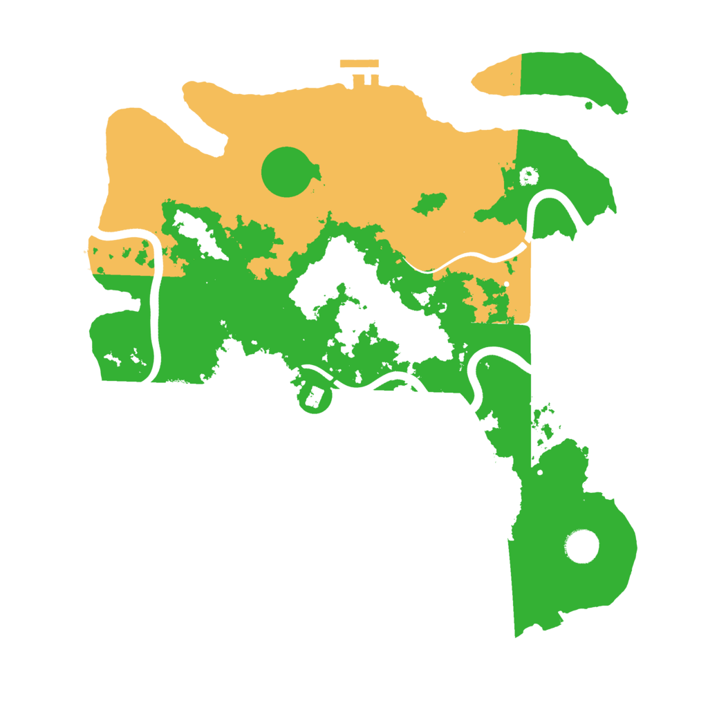 Biome Rust Map: Procedural Map, Size: 3700, Seed: 1211320258