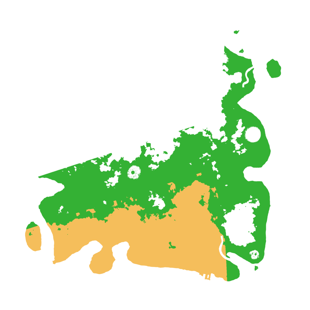 Biome Rust Map: Procedural Map, Size: 3500, Seed: 1508285158