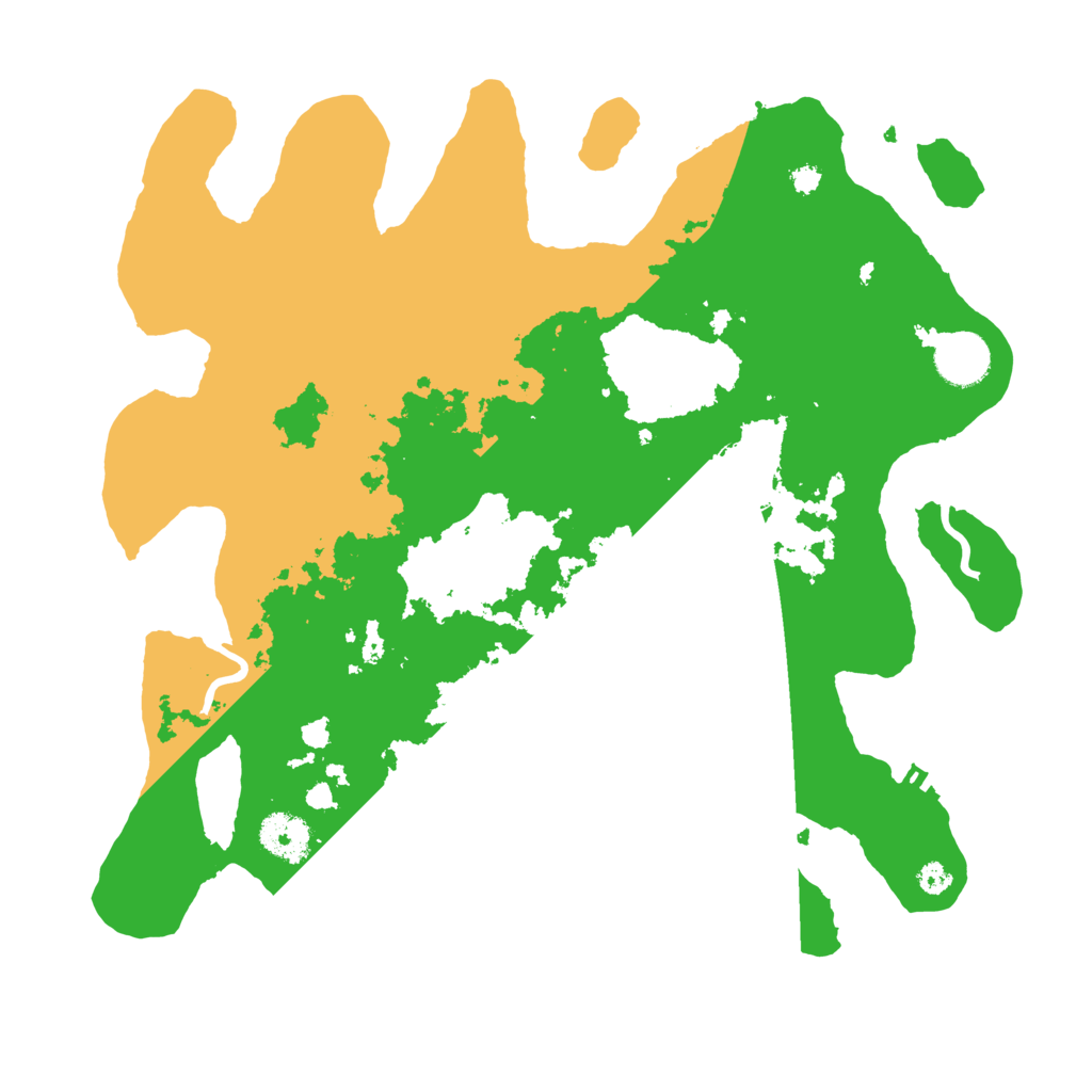 Biome Rust Map: Procedural Map, Size: 3500, Seed: 1705850554
