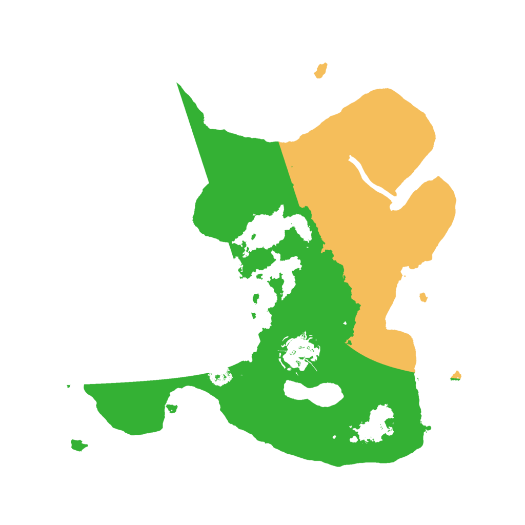 Biome Rust Map: Procedural Map, Size: 2500, Seed: 812693521