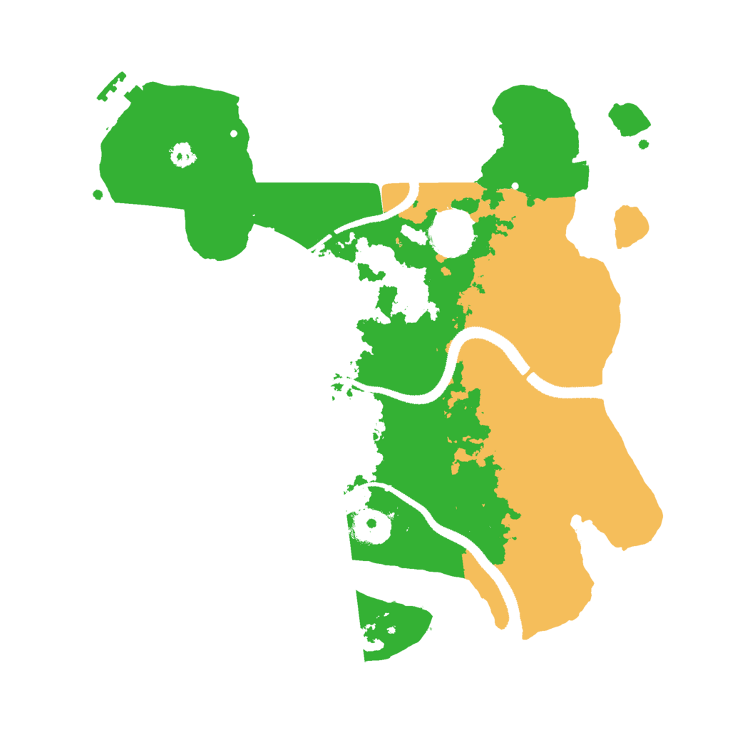 Biome Rust Map: Procedural Map, Size: 3000, Seed: 1698180256