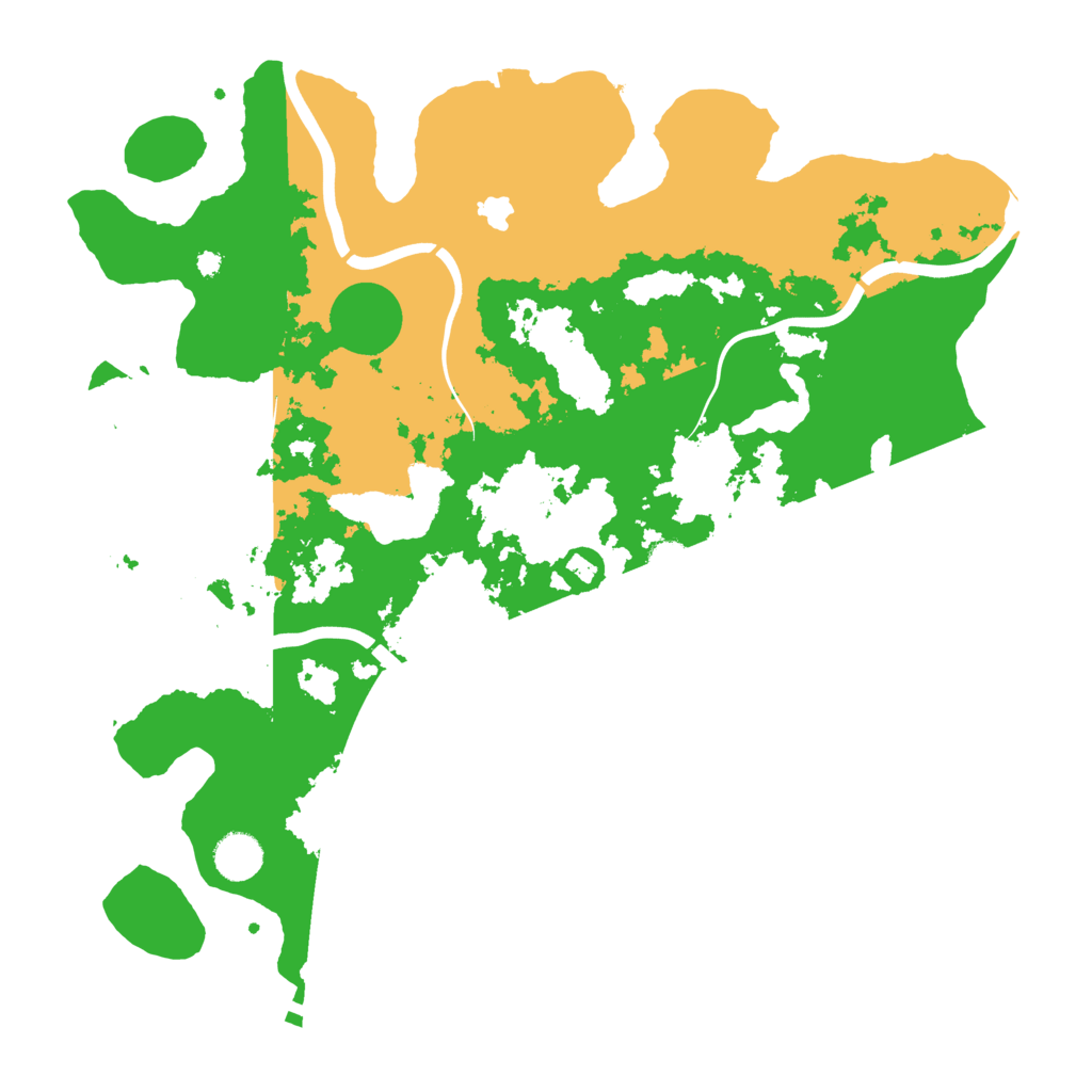 Biome Rust Map: Procedural Map, Size: 4000, Seed: 632852
