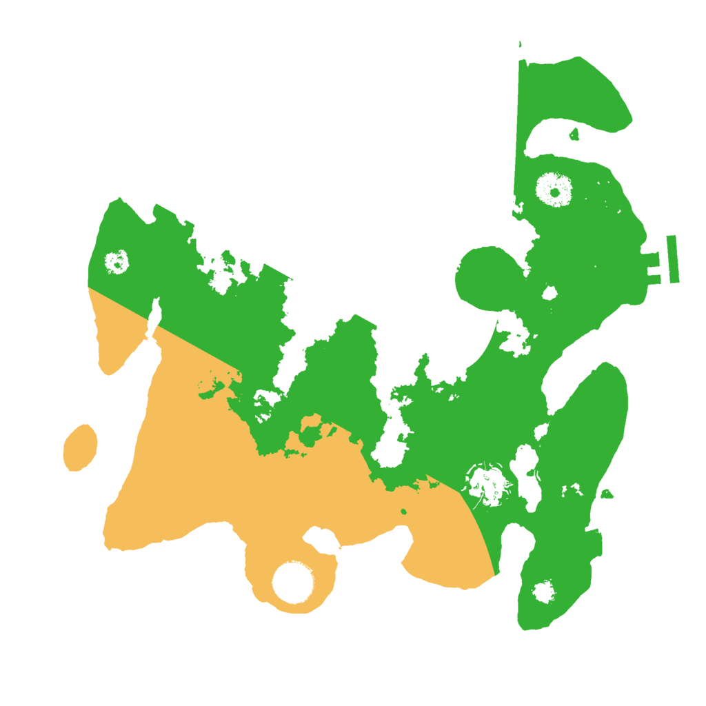 Biome Rust Map: Procedural Map, Size: 3000, Seed: 452864