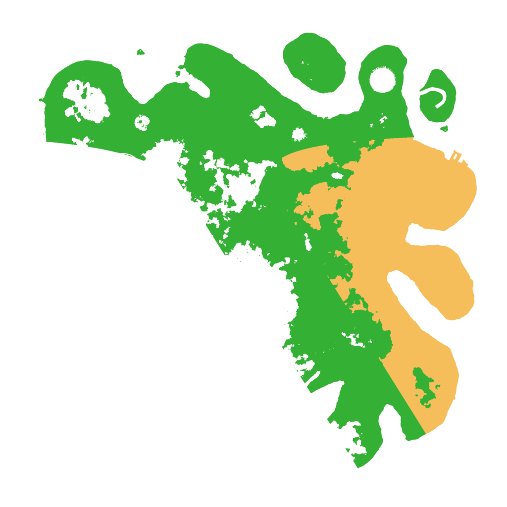 Biome Rust Map: Procedural Map, Size: 3500, Seed: 1791248682