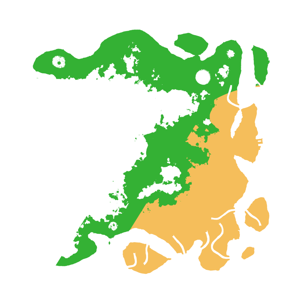 Biome Rust Map: Procedural Map, Size: 3500, Seed: 1909261636