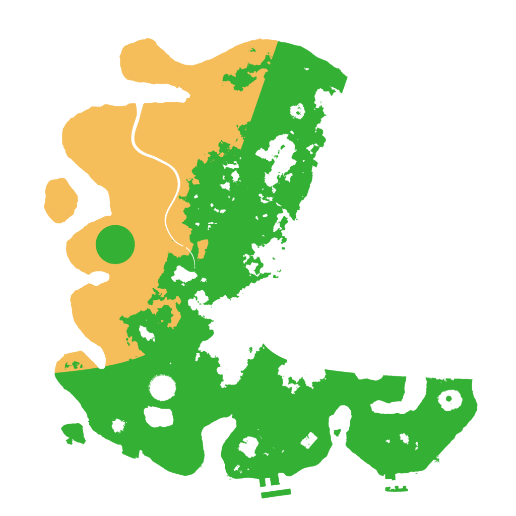 Biome Rust Map: Procedural Map, Size: 3500, Seed: 1308470508