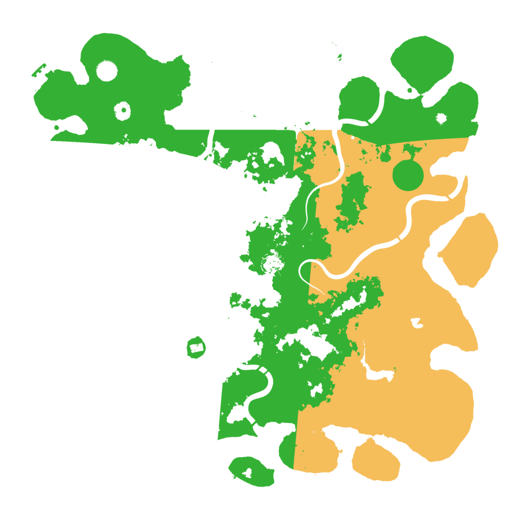 Biome Rust Map: Procedural Map, Size: 4400, Seed: 31