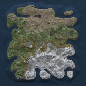 Thumbnail Rust Map: Procedural Map, Size: 3500, Seed: 1897970430, 20 Monuments