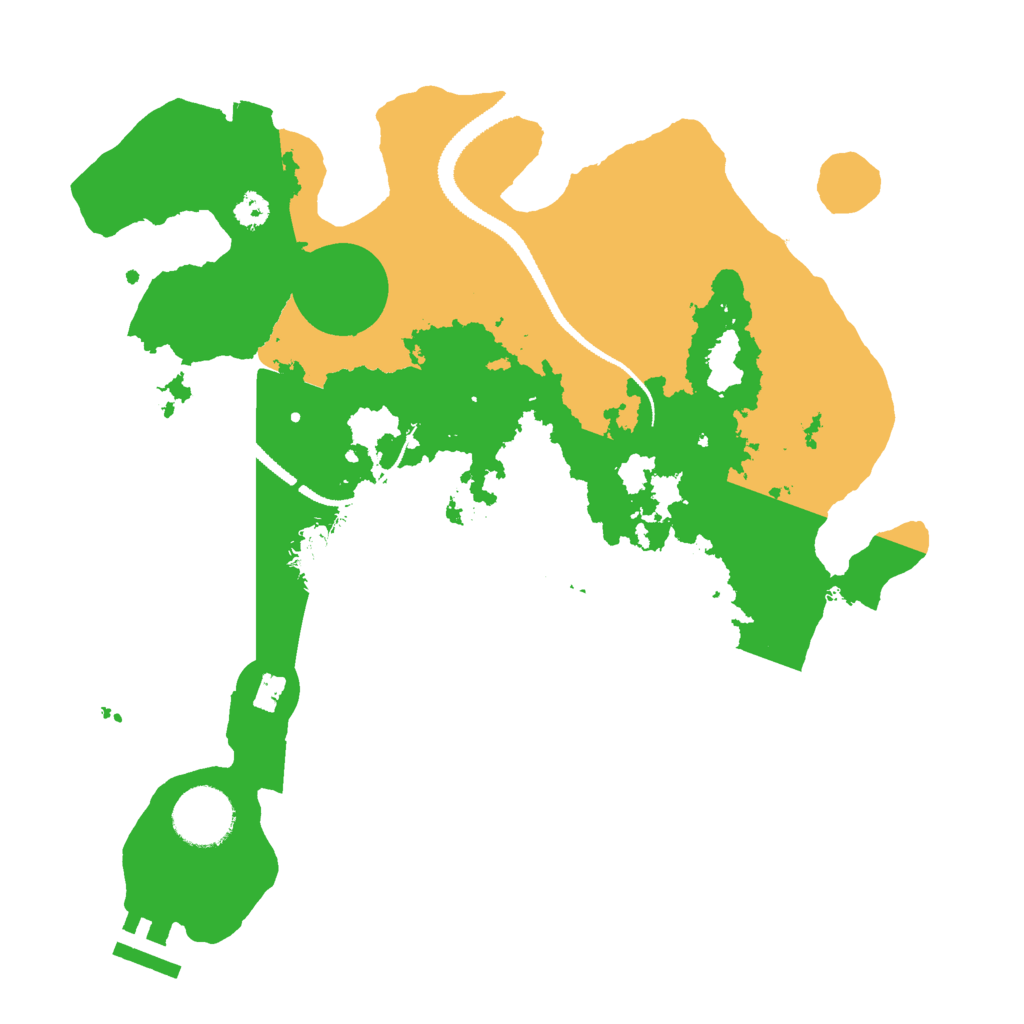 Biome Rust Map: Procedural Map, Size: 3000, Seed: 1020888227