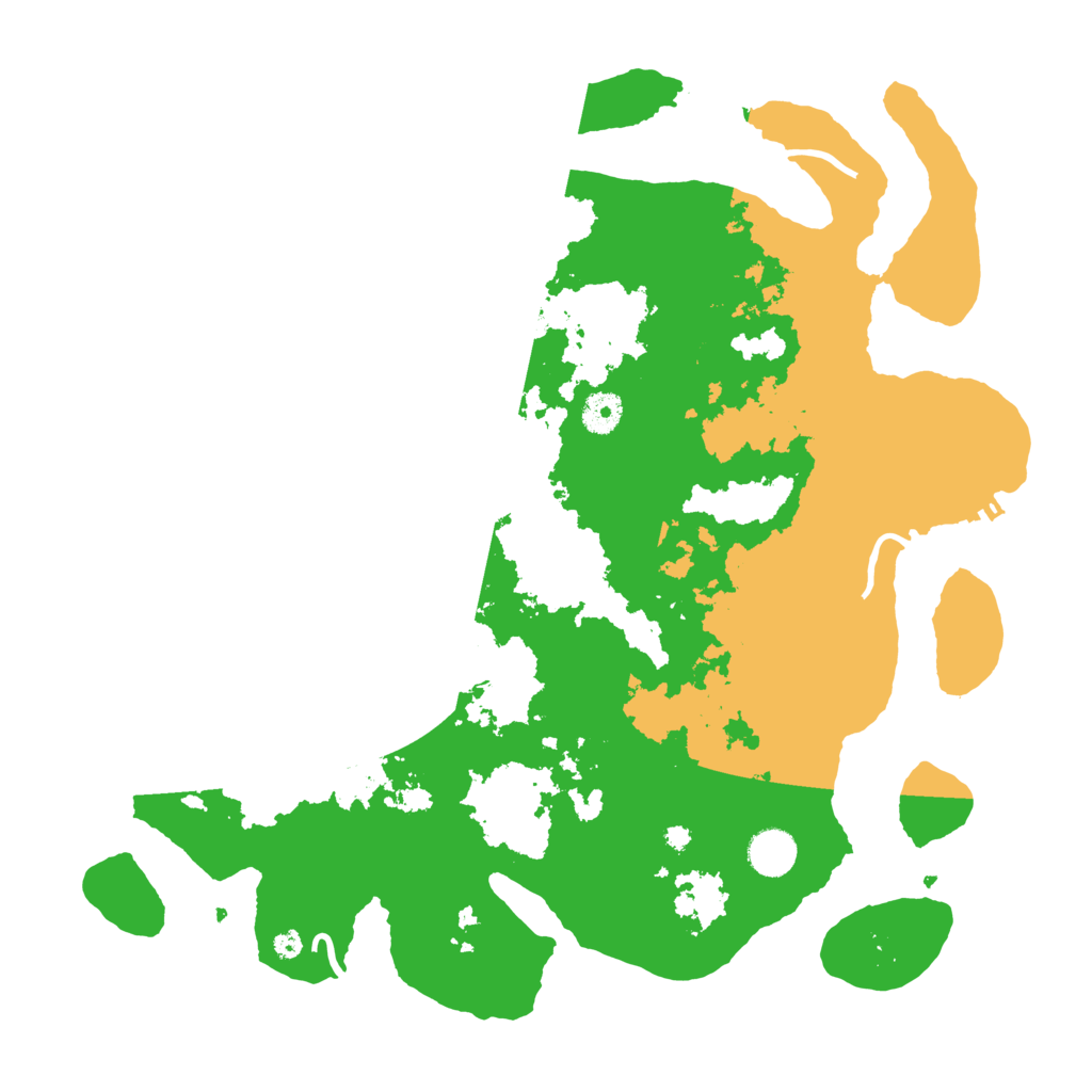 Biome Rust Map: Procedural Map, Size: 4000, Seed: 543628212