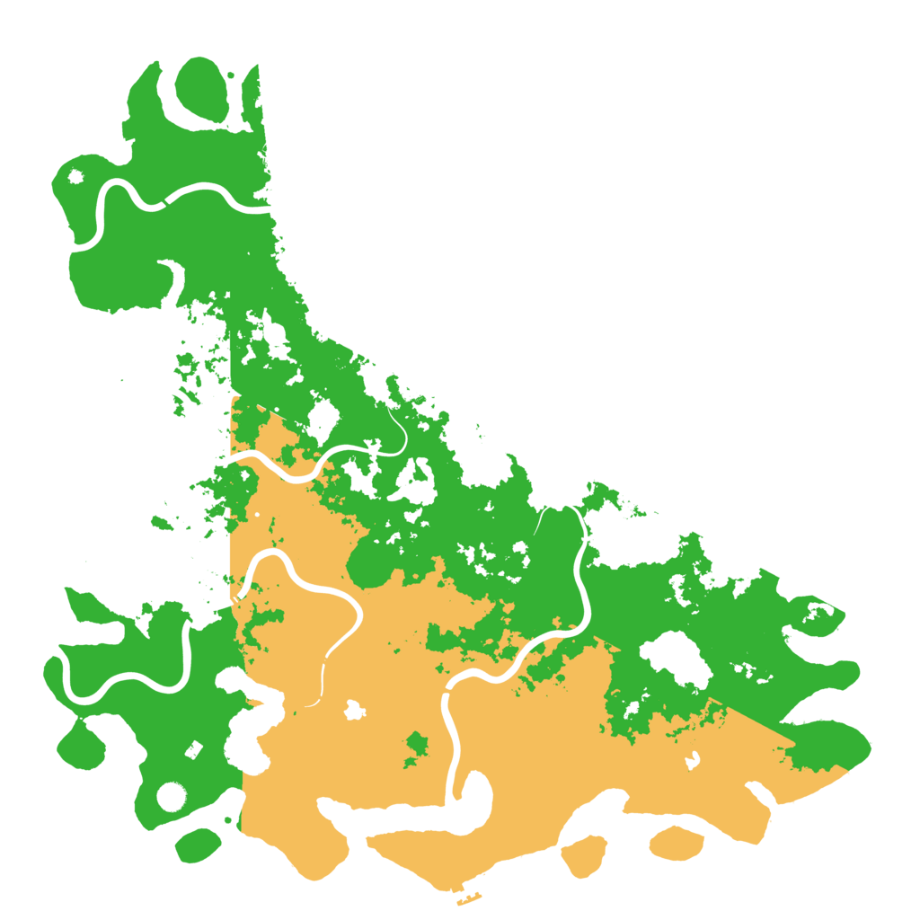 Biome Rust Map: Procedural Map, Size: 5500, Seed: 226457