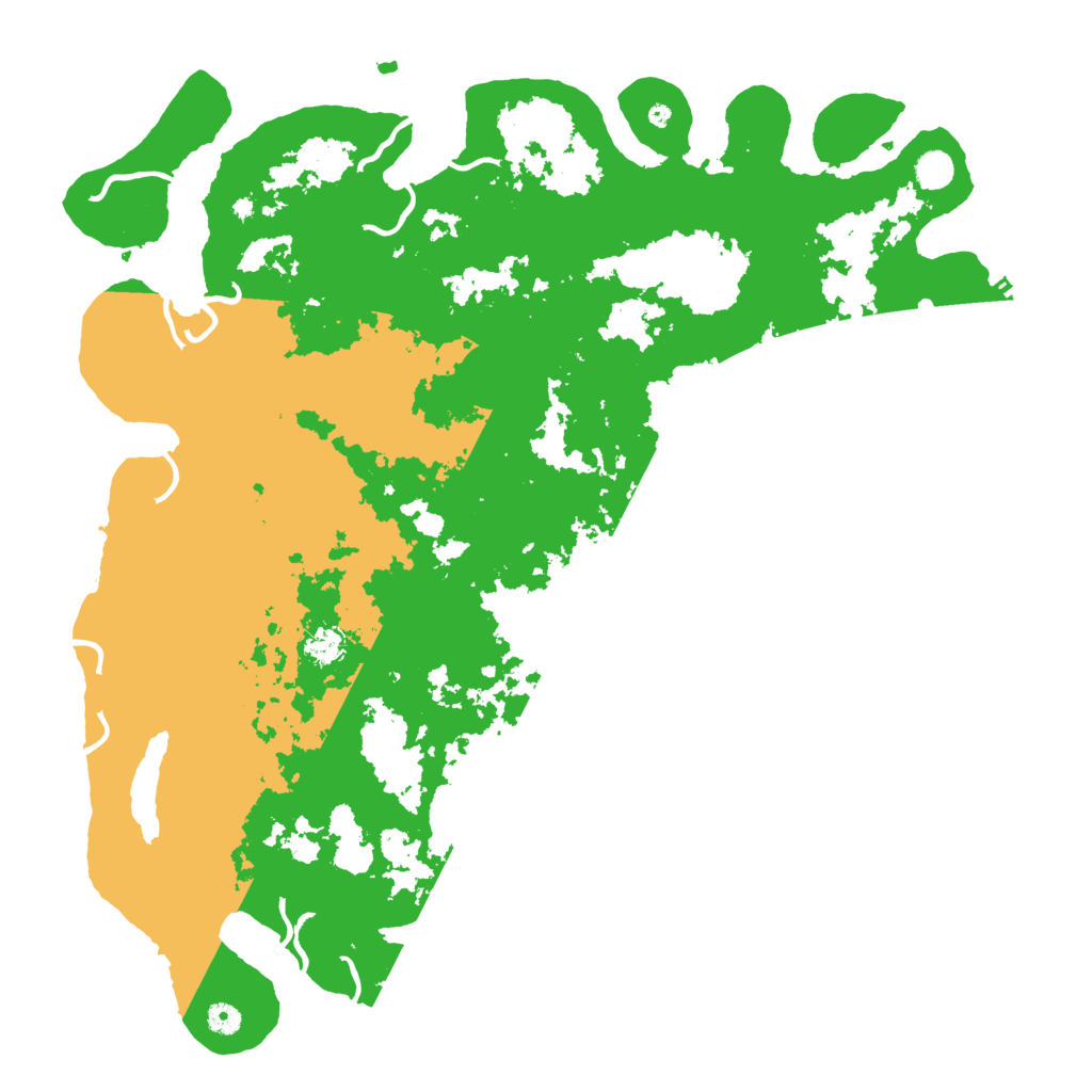 Biome Rust Map: Procedural Map, Size: 5000, Seed: 19445514