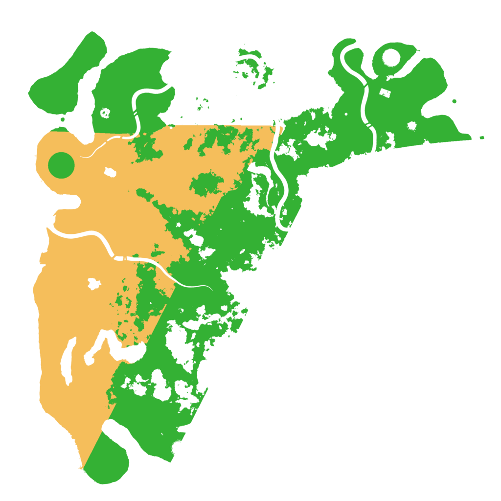 Biome Rust Map: Procedural Map, Size: 5000, Seed: 19445514