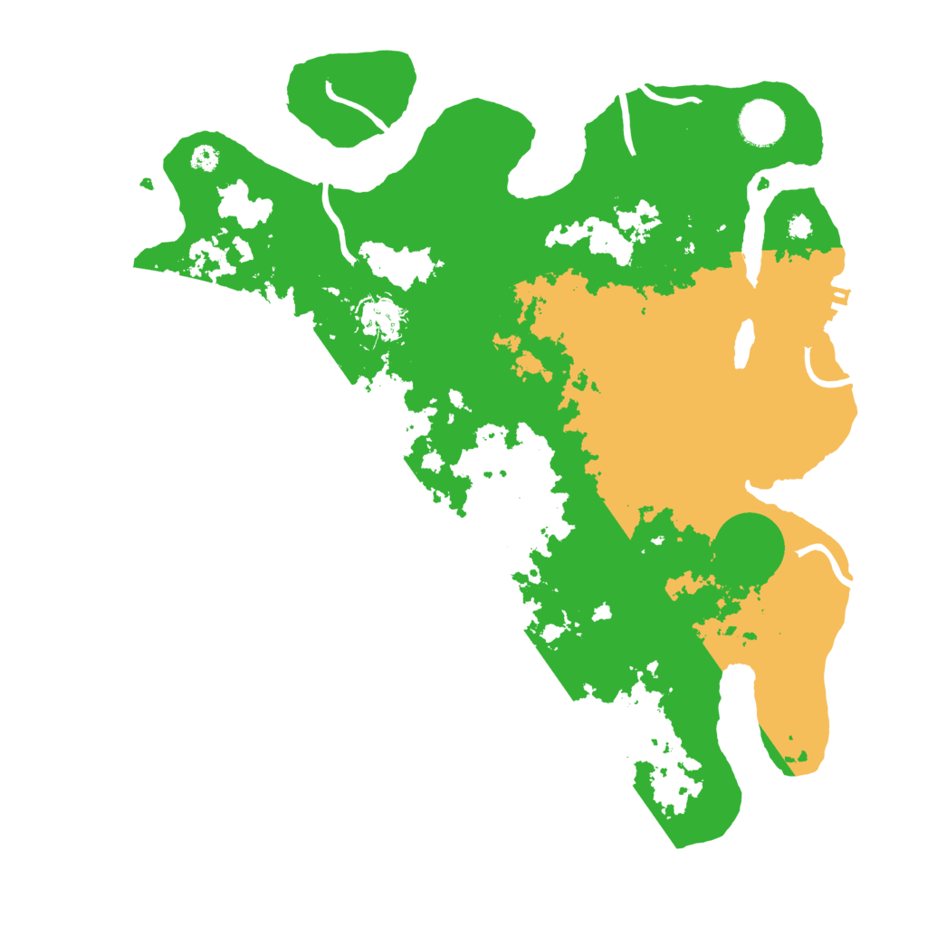 Biome Rust Map: Procedural Map, Size: 3500, Seed: 601507154