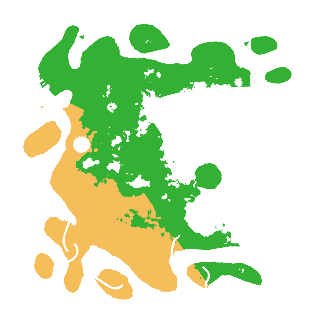 Biome Rust Map: Procedural Map, Size: 3500, Seed: 1987763060