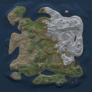 Thumbnail Rust Map: Procedural Map, Size: 3500, Seed: 8123156, 15 Monuments