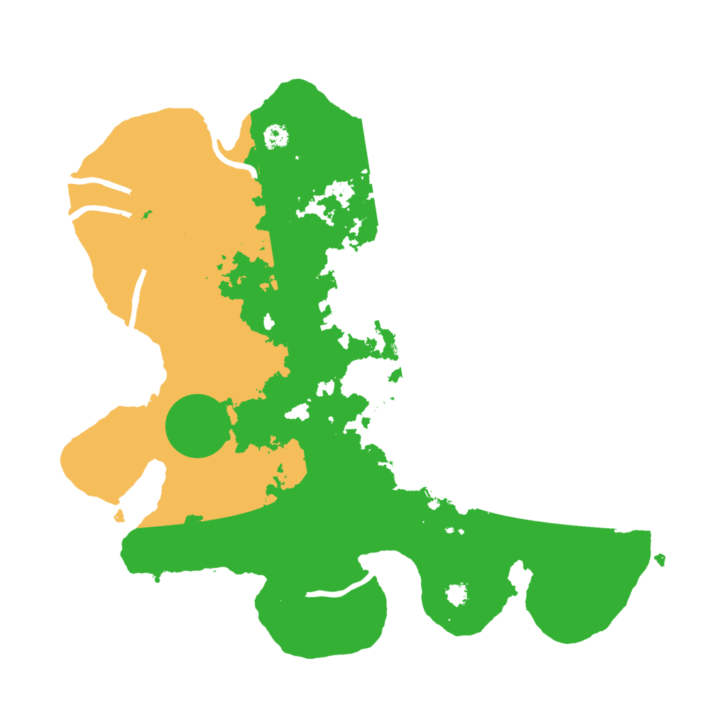 Biome Rust Map: Procedural Map, Size: 3000, Seed: 17262