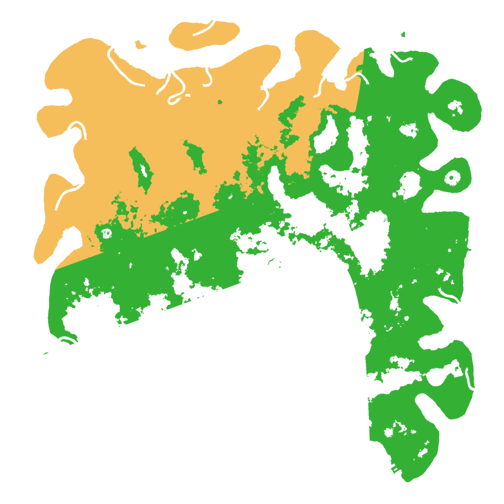 Biome Rust Map: Procedural Map, Size: 5000, Seed: 40420781