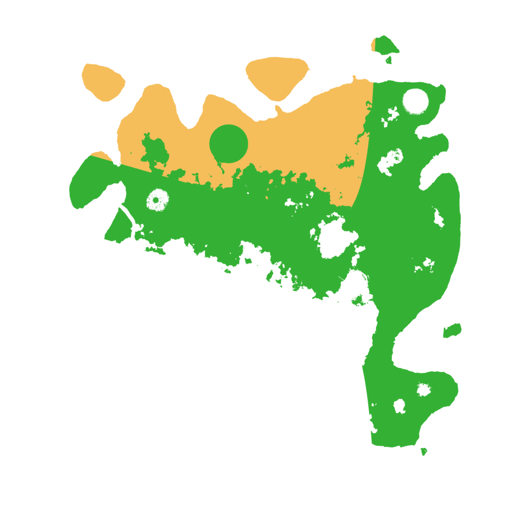 Biome Rust Map: Procedural Map, Size: 3500, Seed: 343584074