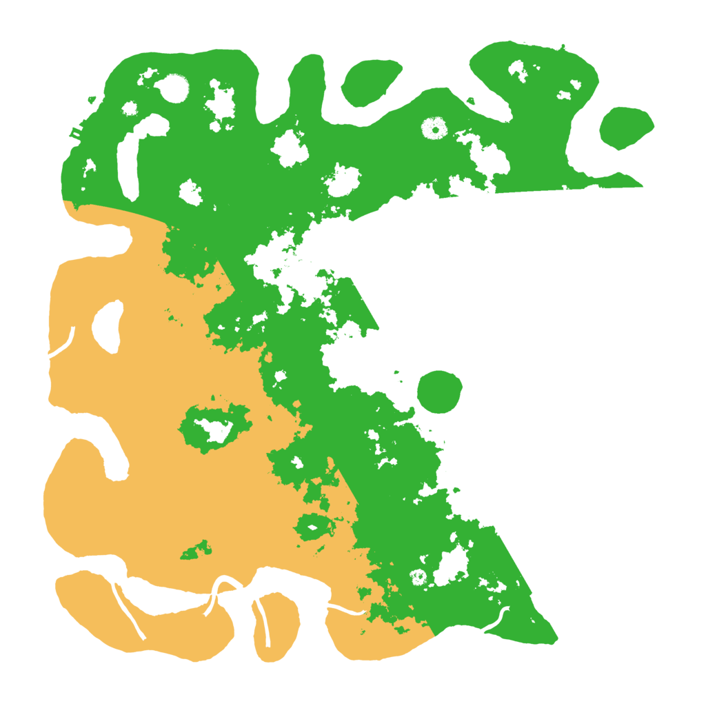 Biome Rust Map: Procedural Map, Size: 4350, Seed: 78978645