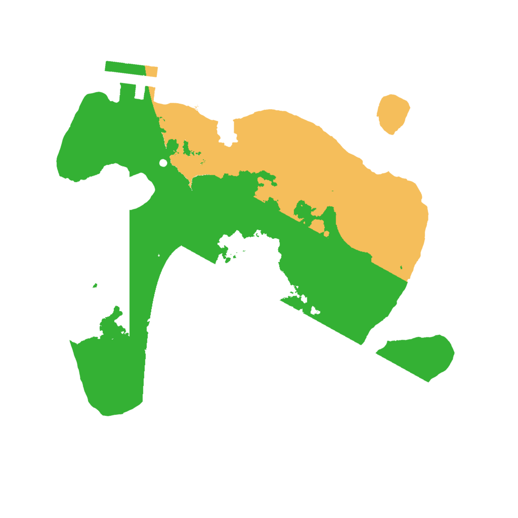 Biome Rust Map: Procedural Map, Size: 2000, Seed: 1304022838