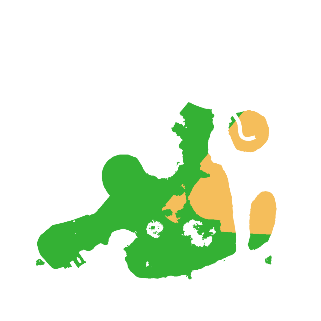 Biome Rust Map: Procedural Map, Size: 2000, Seed: 12876