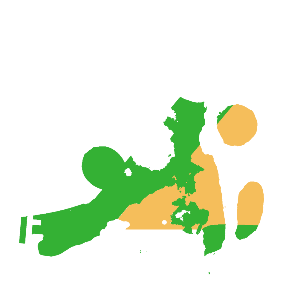Biome Rust Map: Procedural Map, Size: 2000, Seed: 12876
