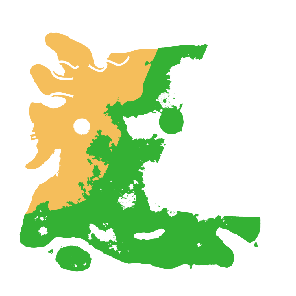 Biome Rust Map: Procedural Map, Size: 3200, Seed: 9677321