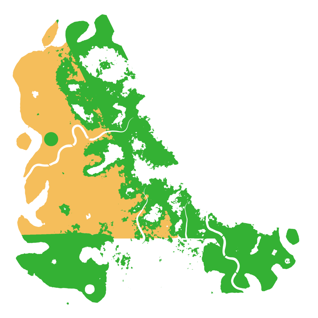 Biome Rust Map: Procedural Map, Size: 6000, Seed: 490