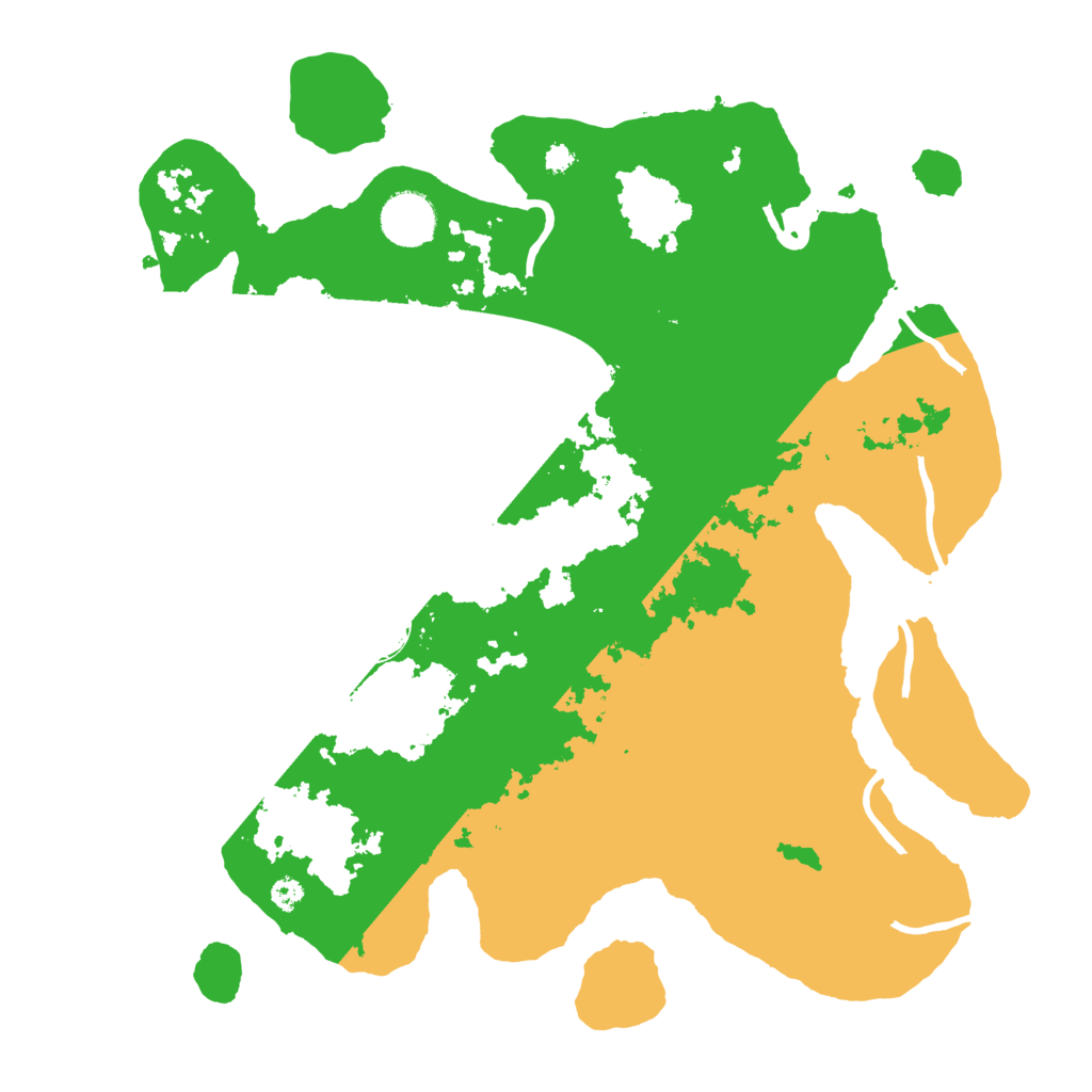 Biome Rust Map: Procedural Map, Size: 3500, Seed: 1280942022