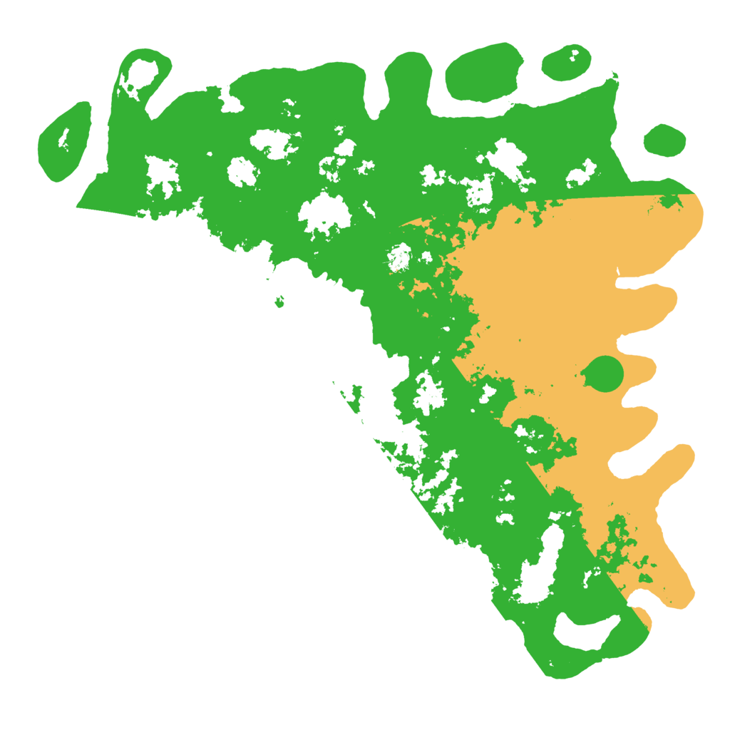 Biome Rust Map: Barren, Size: 5250, Seed: 42549