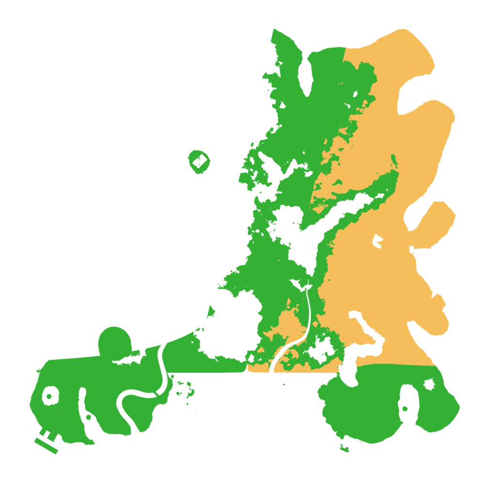 Biome Rust Map: Procedural Map, Size: 4000, Seed: 3161