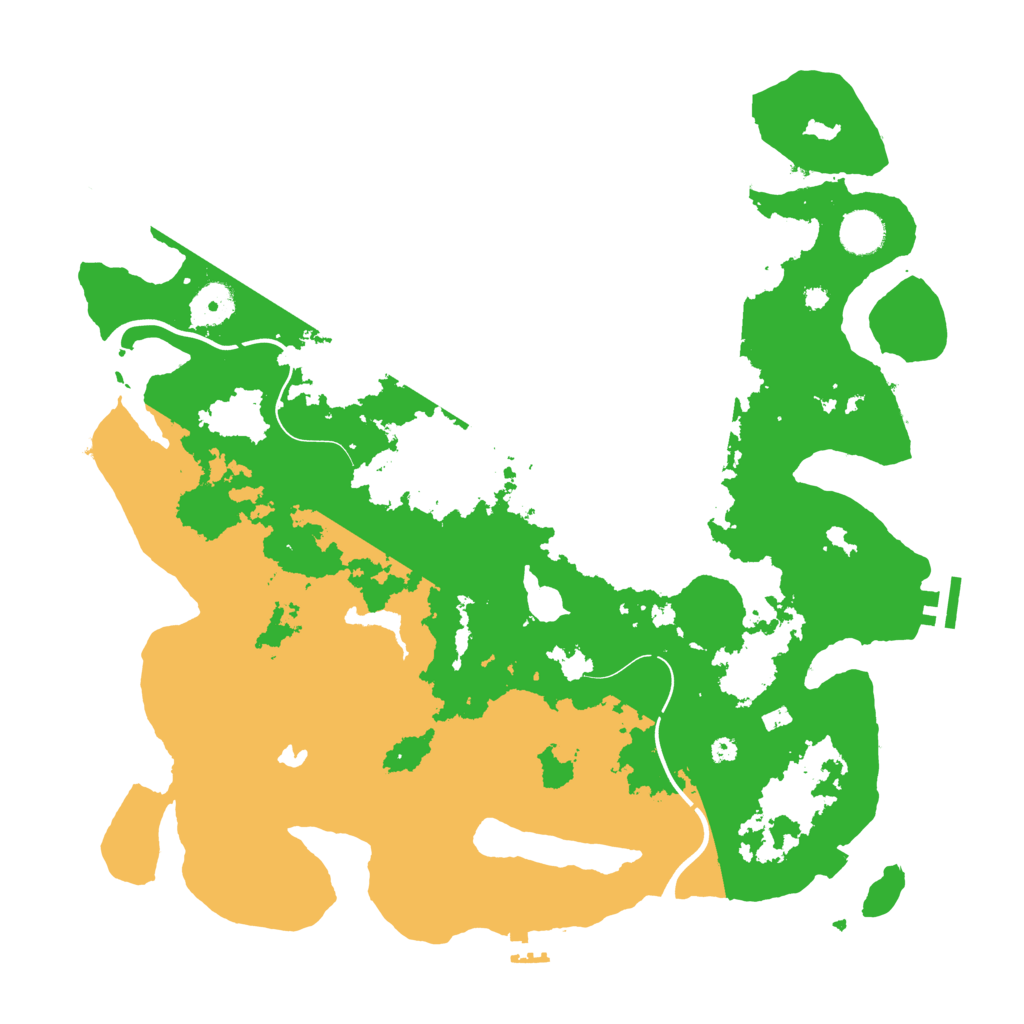 Biome Rust Map: Procedural Map, Size: 4000, Seed: 209511083