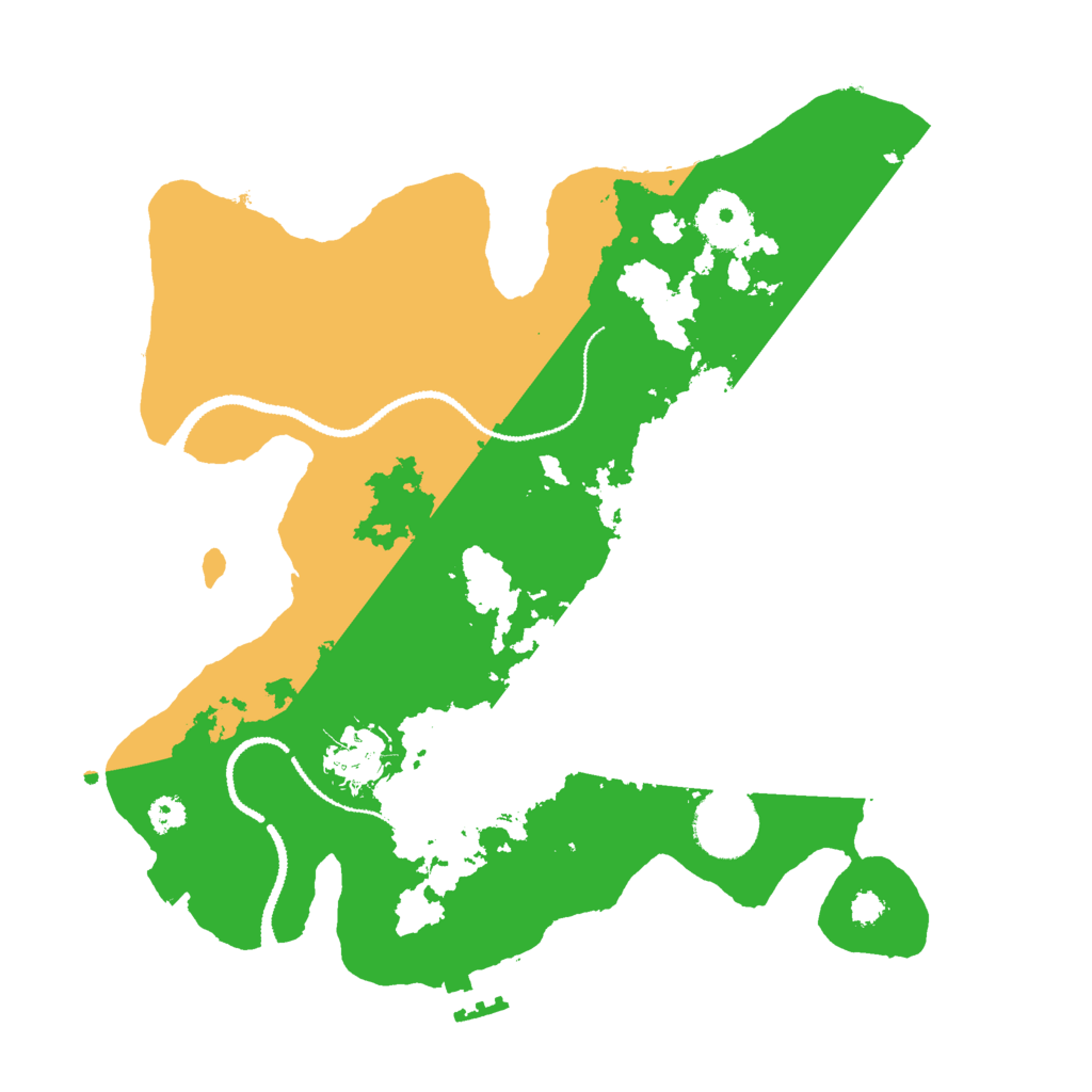 Biome Rust Map: Procedural Map, Size: 3000, Seed: 26385