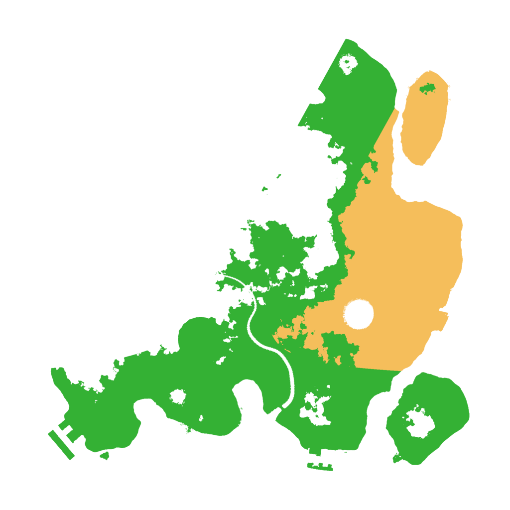 Biome Rust Map: Procedural Map, Size: 3000, Seed: 772022