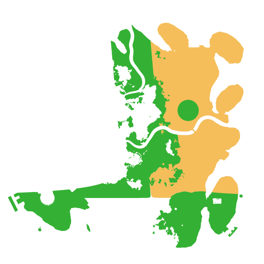 Biome Rust Map: Procedural Map, Size: 3300, Seed: 27029