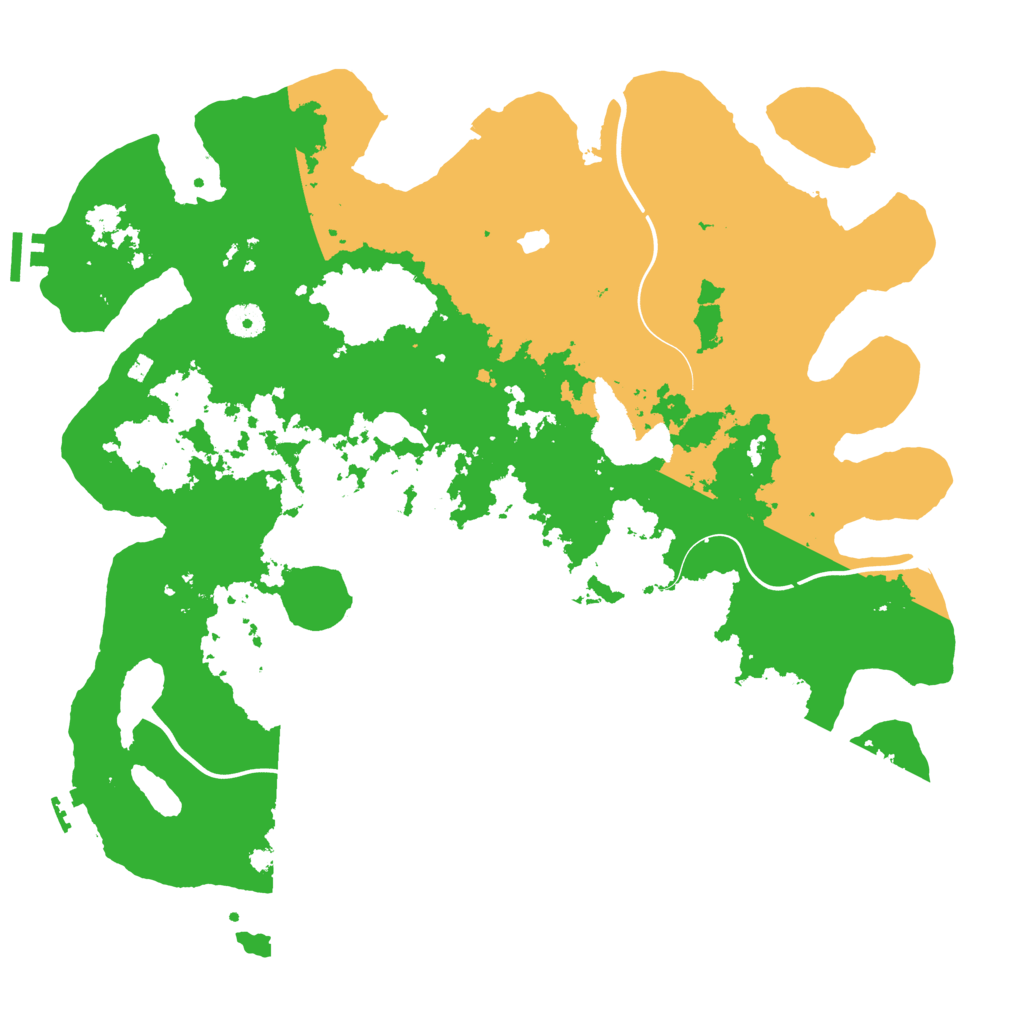 Biome Rust Map: Procedural Map, Size: 4200, Seed: 137