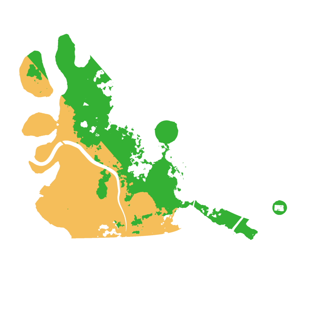 Biome Rust Map: Procedural Map, Size: 3700, Seed: 384394670