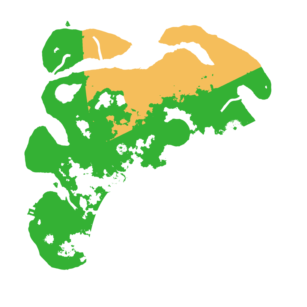 Biome Rust Map: Procedural Map, Size: 3000, Seed: 861084091
