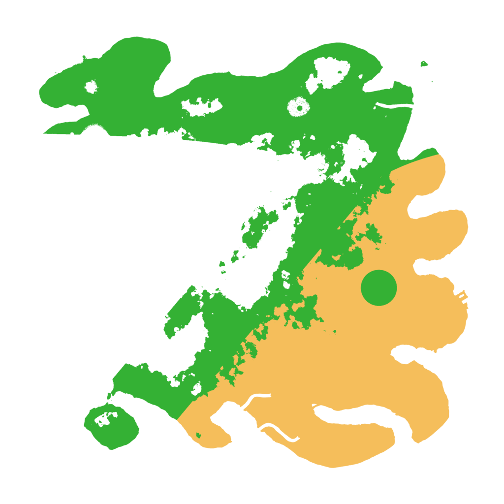 Biome Rust Map: Procedural Map, Size: 3700, Seed: 214395954