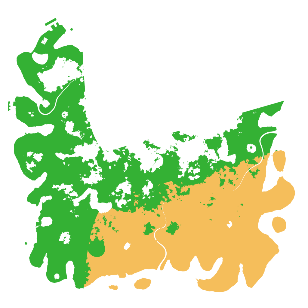 Biome Rust Map: Procedural Map, Size: 5000, Seed: 19152647