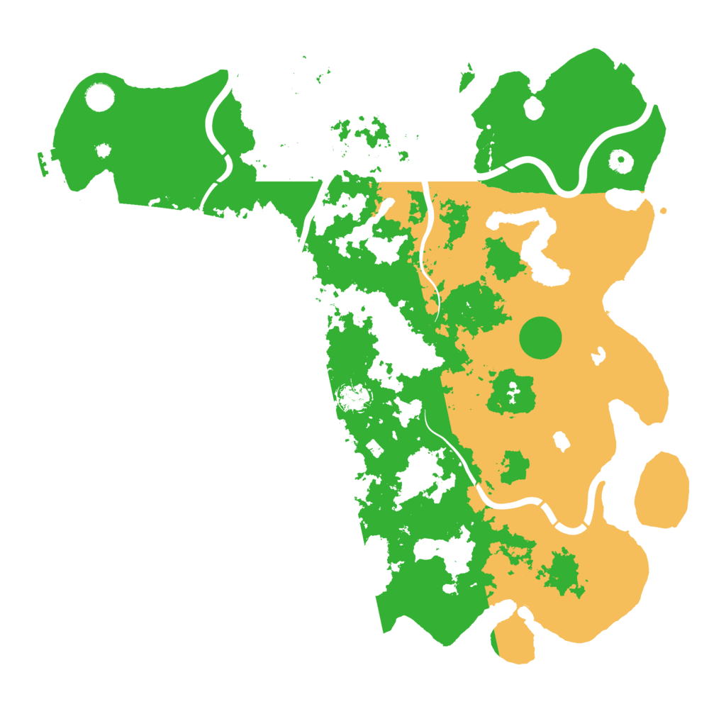 Biome Rust Map: Procedural Map, Size: 4500, Seed: 1669282313
