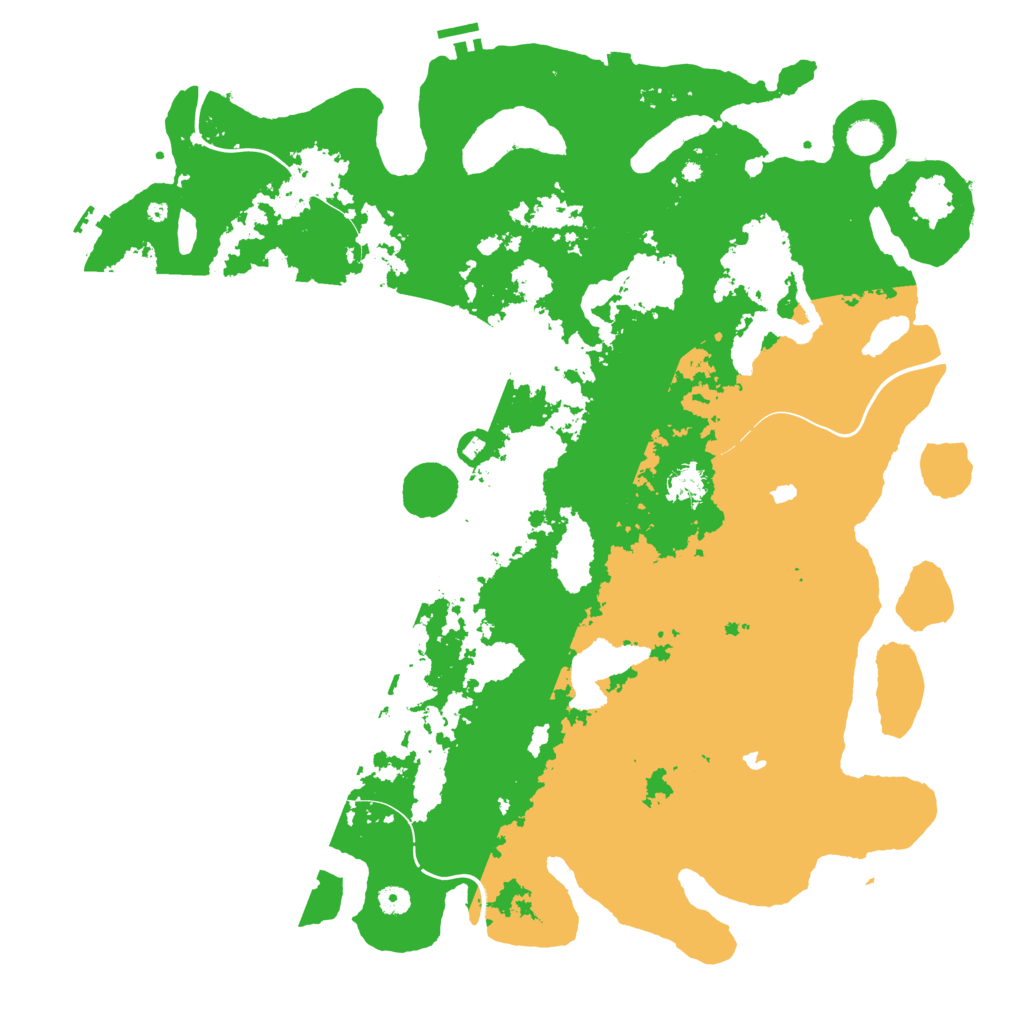 Biome Rust Map: Procedural Map, Size: 5000, Seed: 66