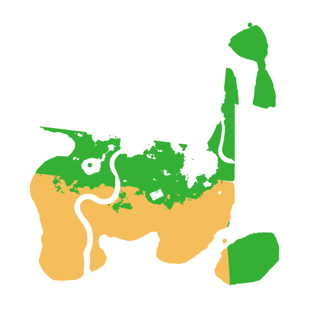 Biome Rust Map: Procedural Map, Size: 2700, Seed: 12604