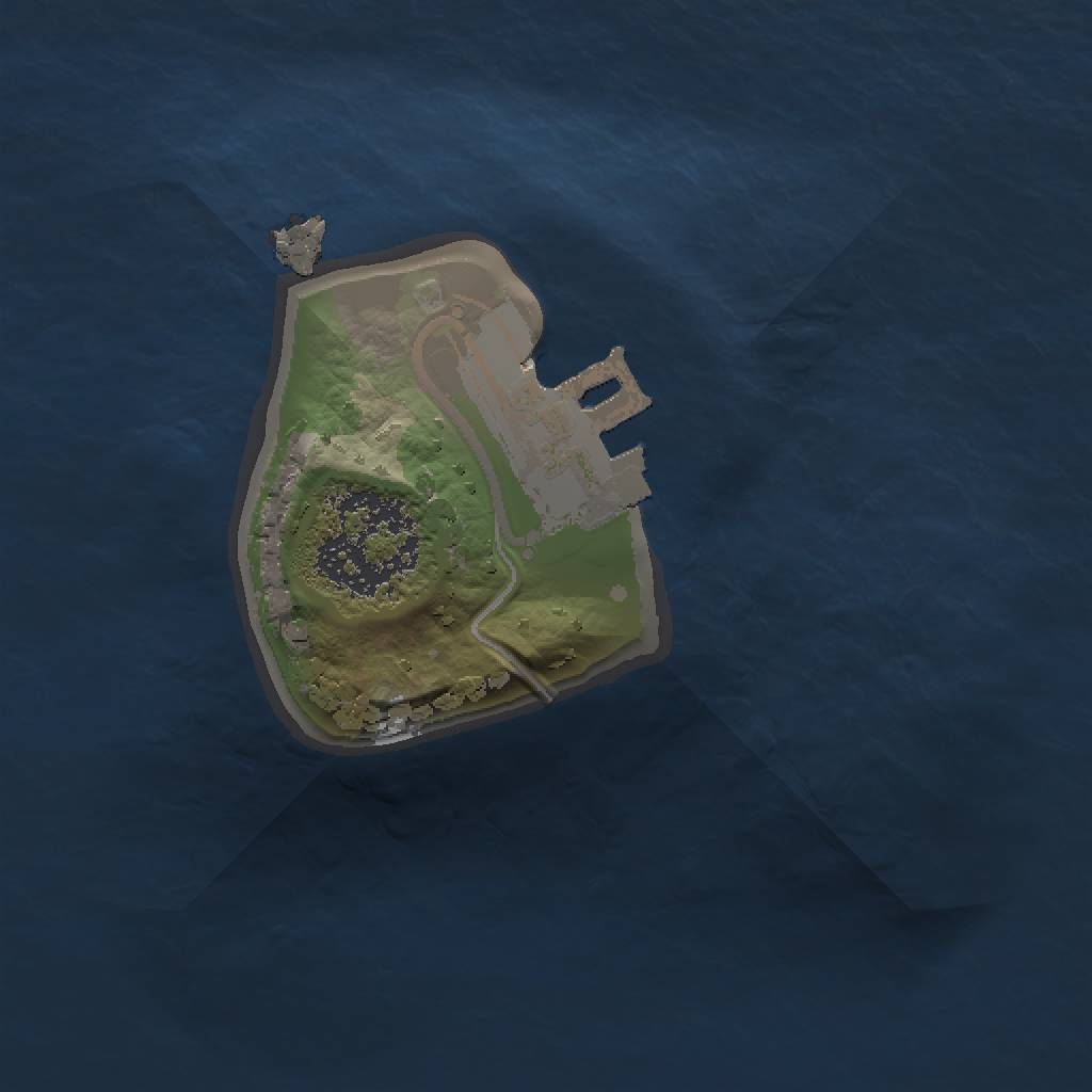 Rust Map: Procedural Map, Size: 1000, Seed: 23444111, 4 Monuments