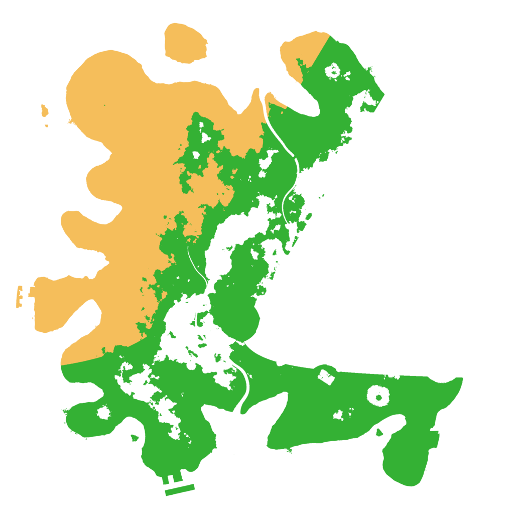 Biome Rust Map: Procedural Map, Size: 3500, Seed: 103552552