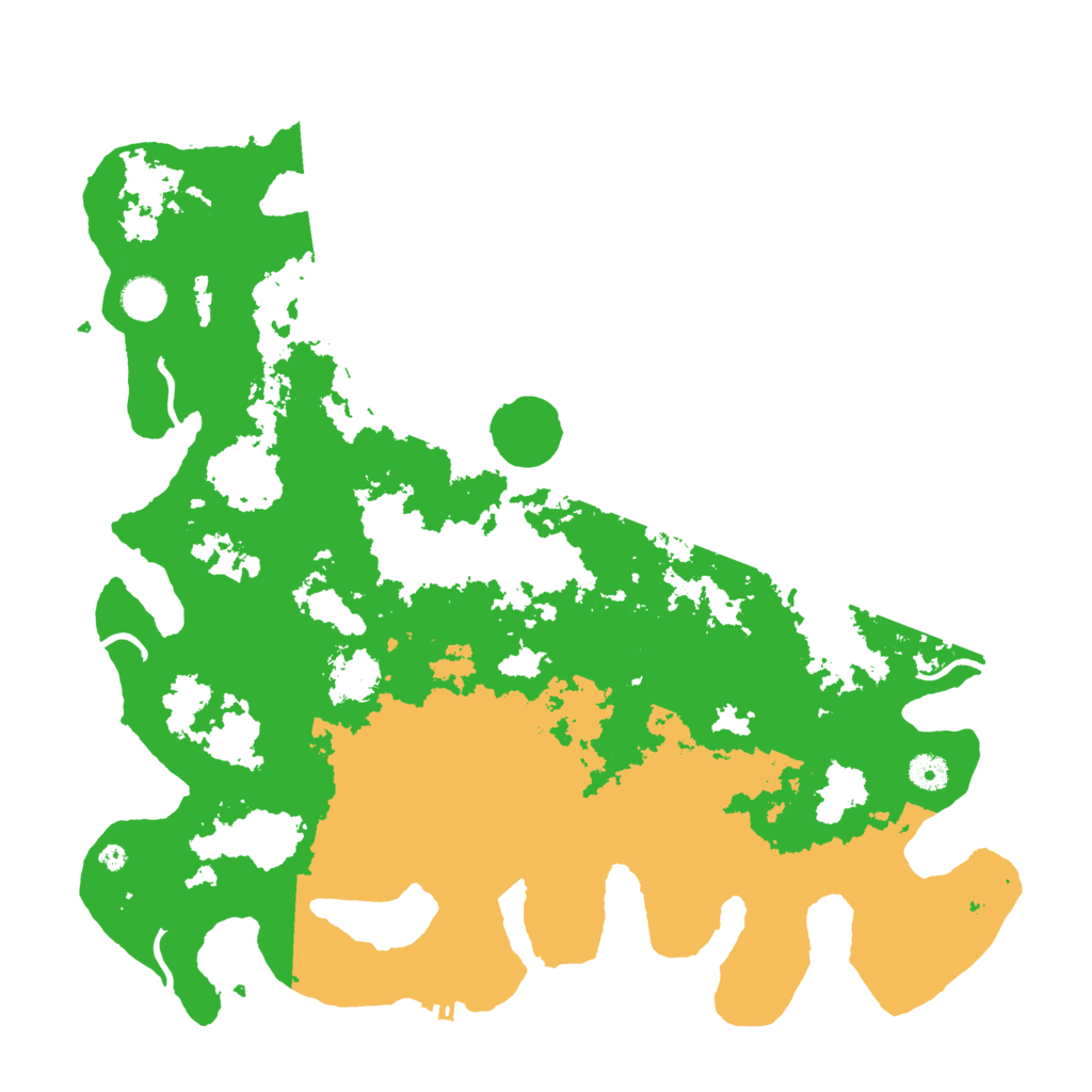 Biome Rust Map: Procedural Map, Size: 4300, Seed: 14744
