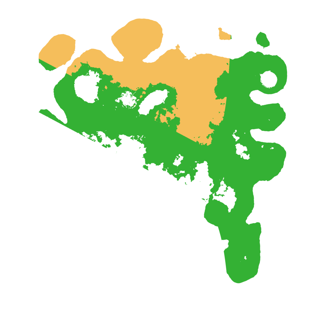 Biome Rust Map: Barren, Size: 3500, Seed: 948